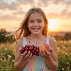 Thoughts about the sun, ripe fruit, and a light mood