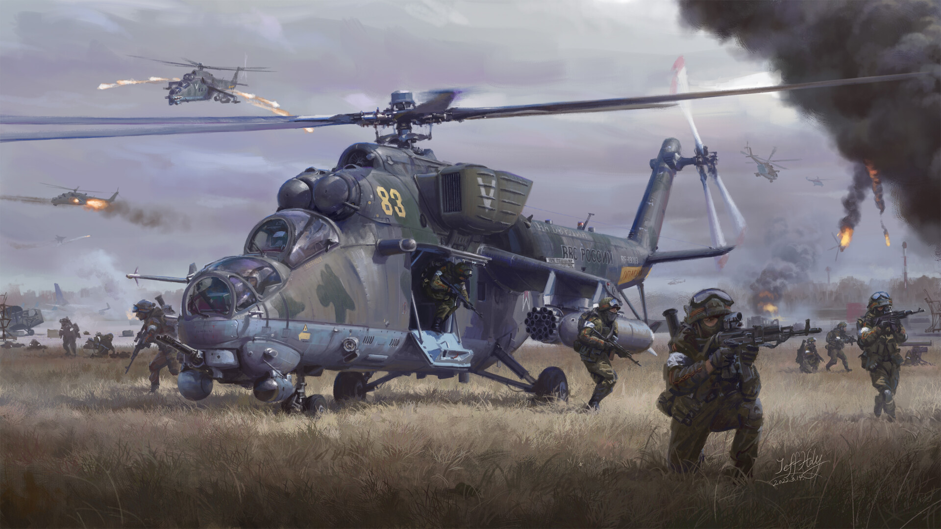 Армия Z: military art by Jeff Holy