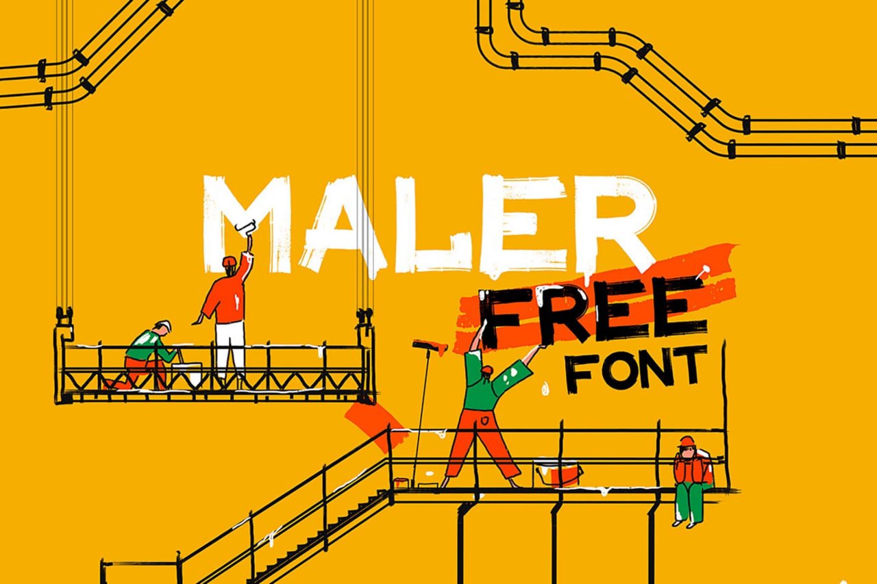 Maler Display Font (кириллица)