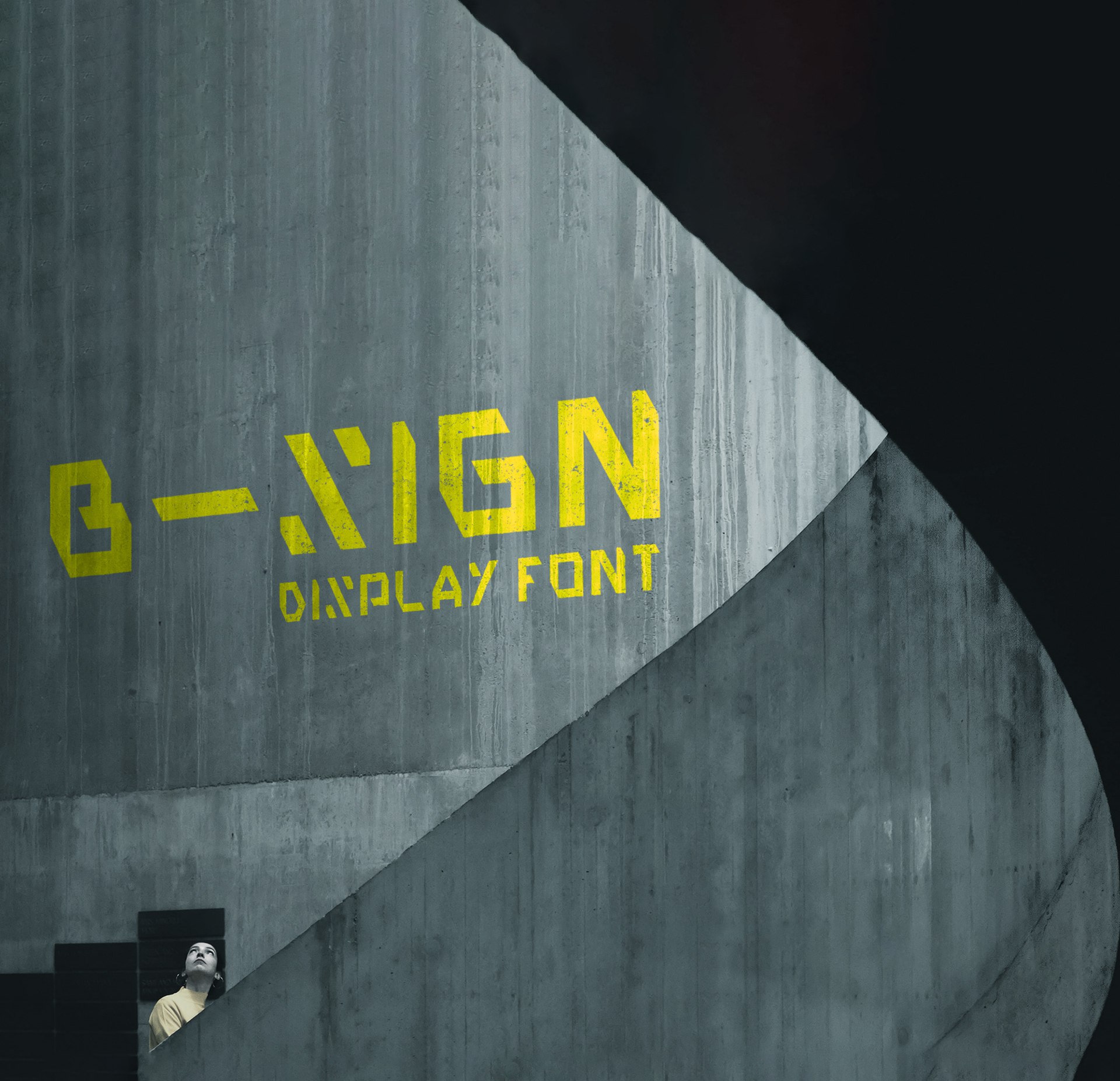 B-sign font (кириллица)