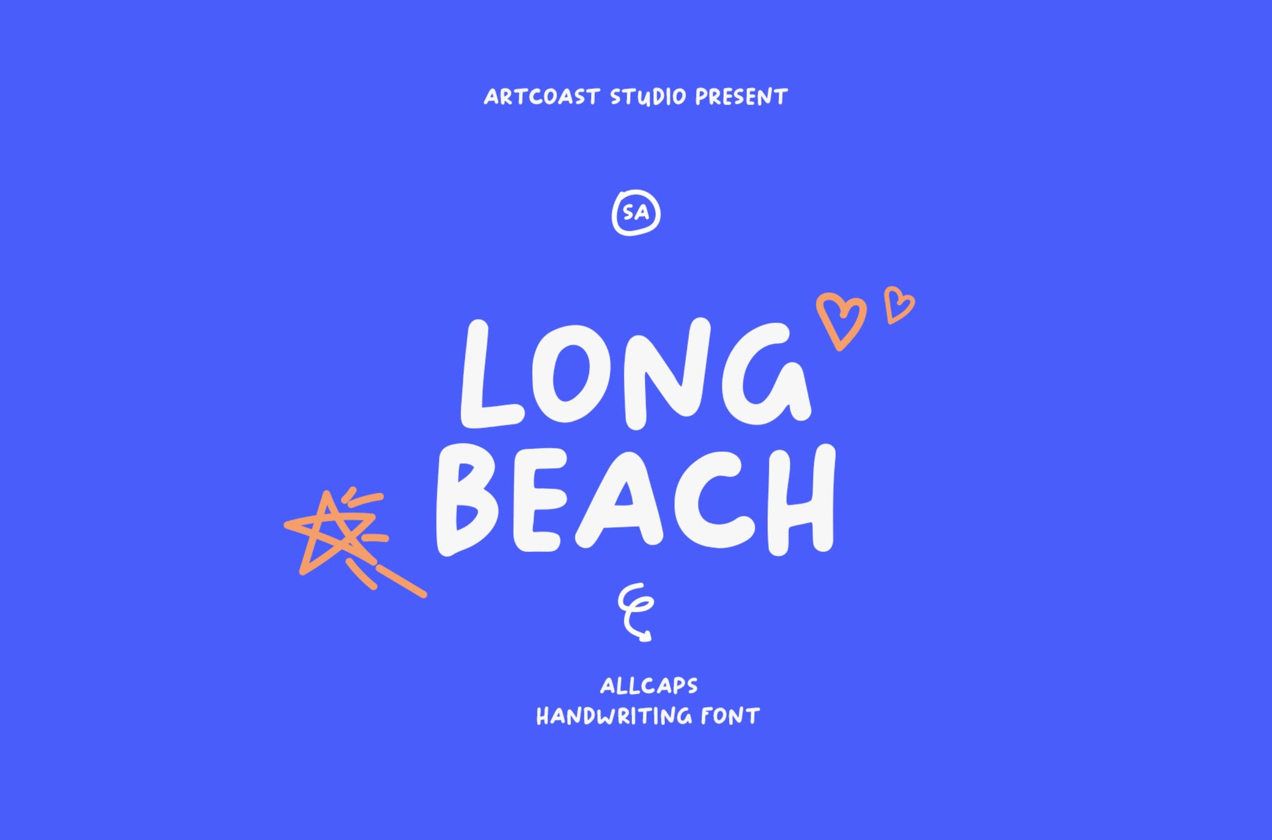 «Long Beach» font