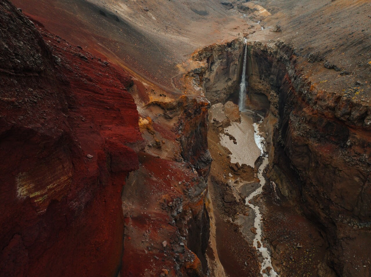 Dangerous Waterfall in Kamchatka 1