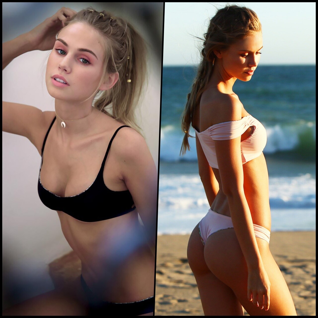Модель Scarlett Leithold в бикини бренда San Lorenzo swimwear