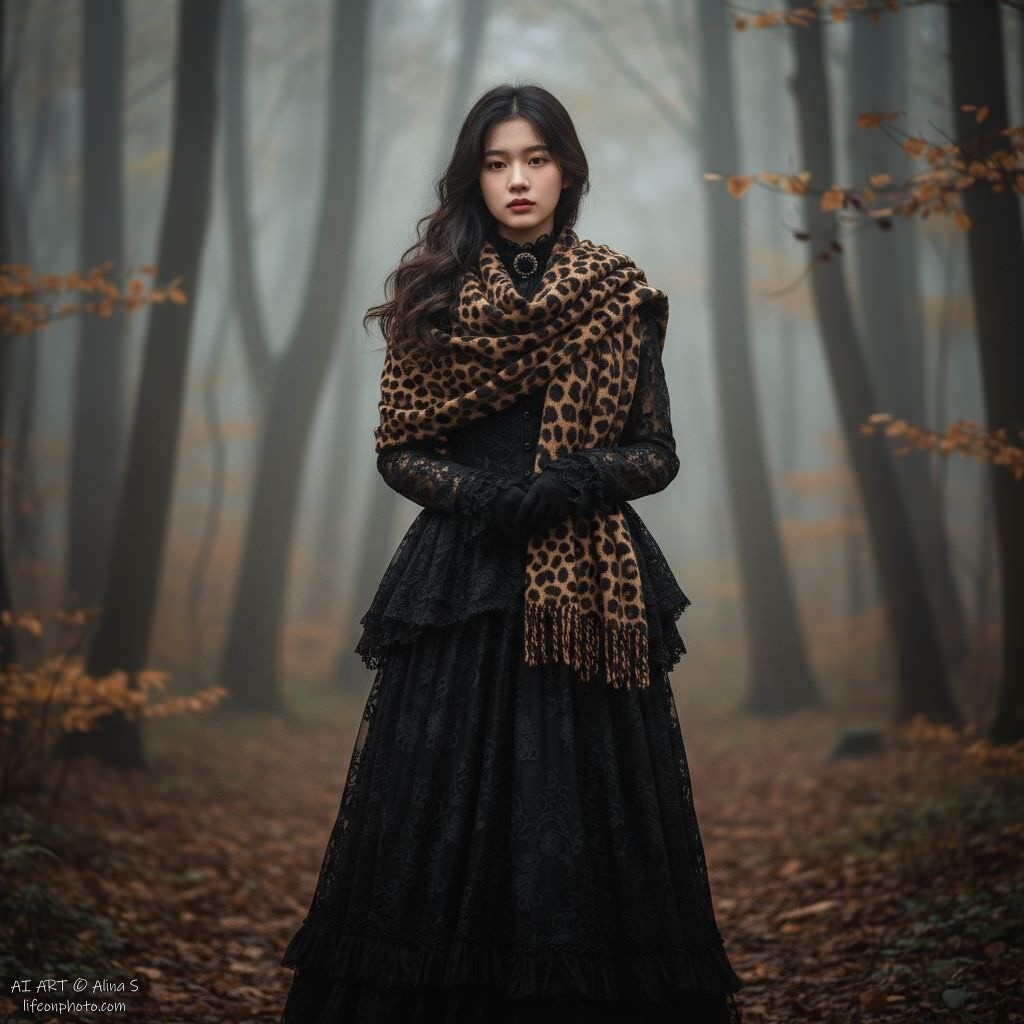 young autumn woman 2