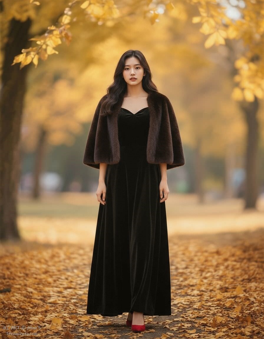 young autumn woman 2