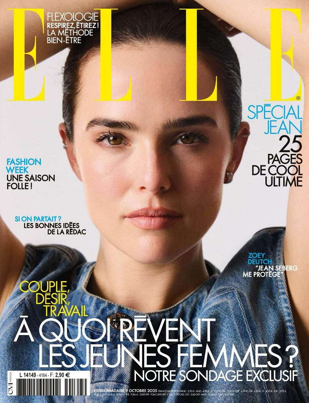 Actress Zoey Deutch (ELLE)