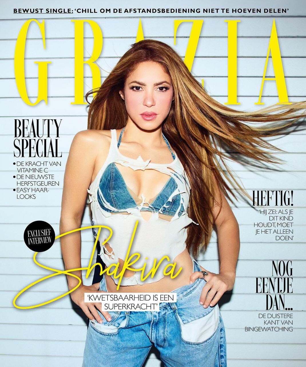 Singer Shakira (Grazia Nederland)