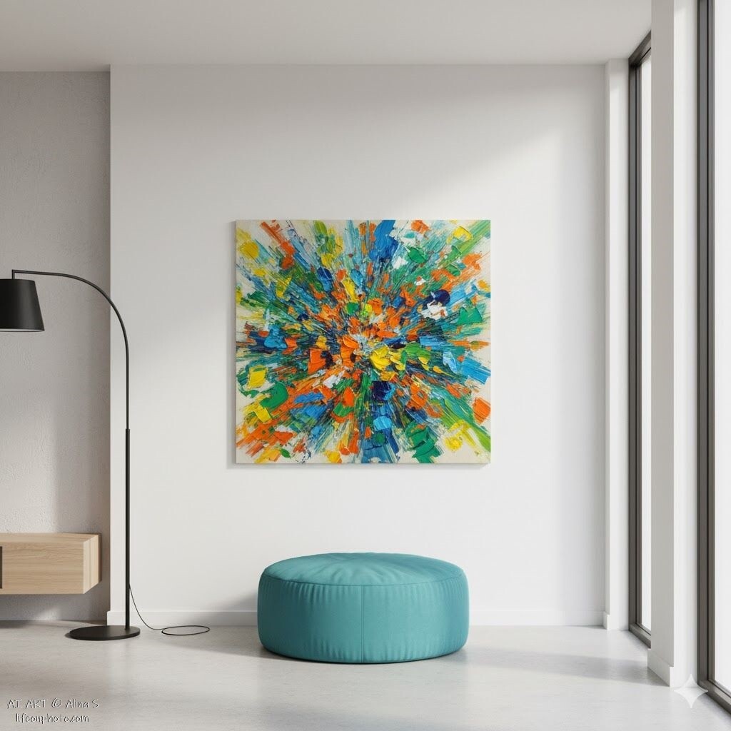 Bright accents in the house 3