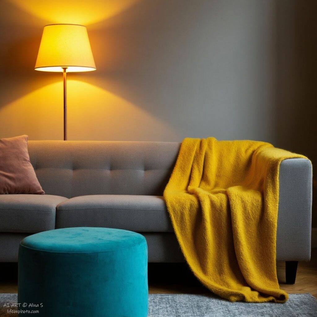 Bright accents in the house 5