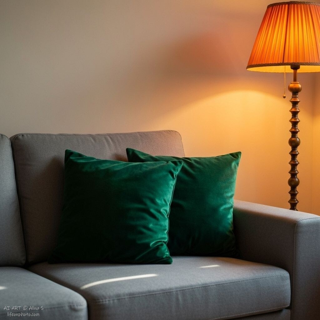 Bright accents in the house 8