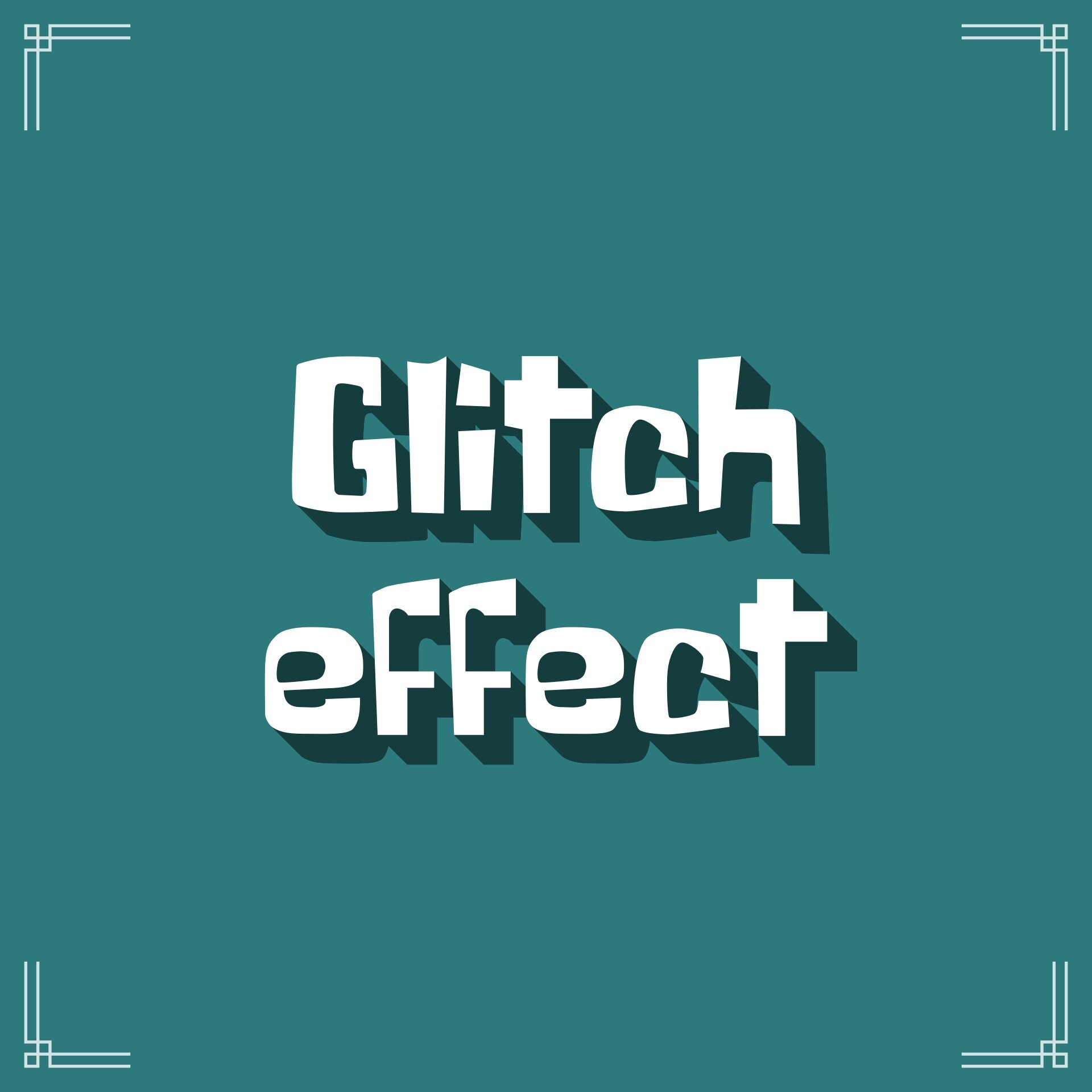 Глитч-эффект в Фотошопе