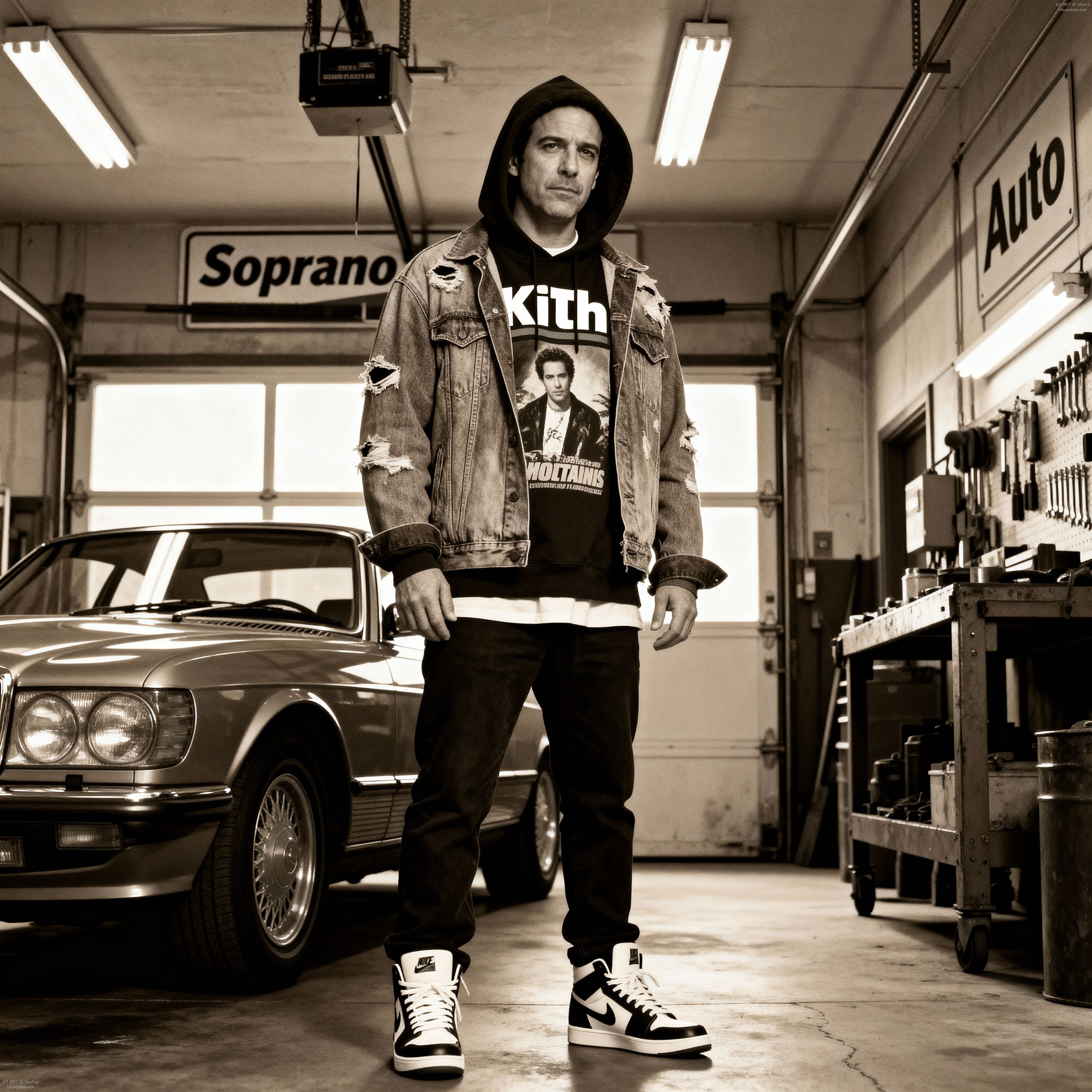 Коллаборация сериала "Клан Сопрано" и бренда Kith