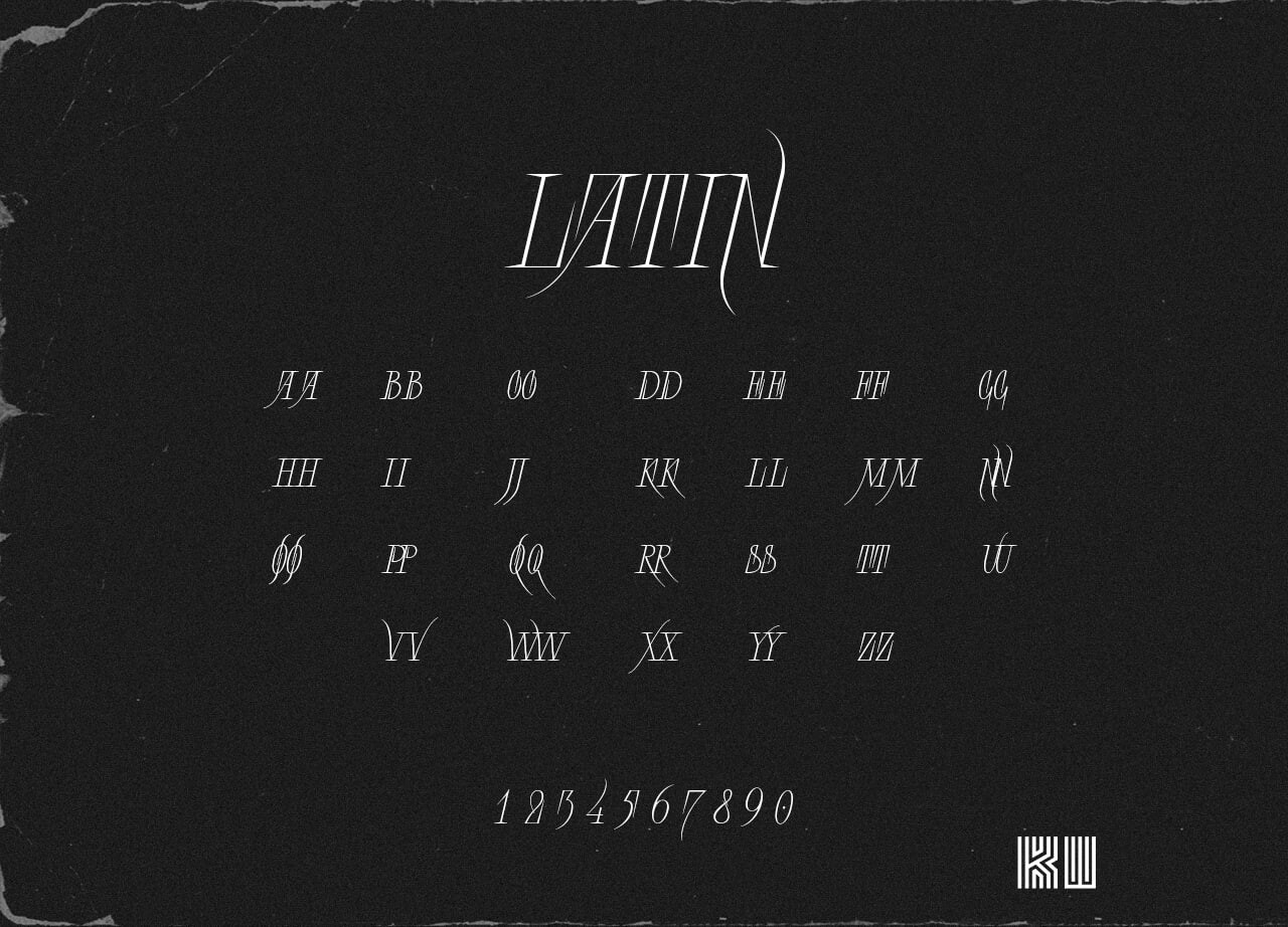 Atonic font 4