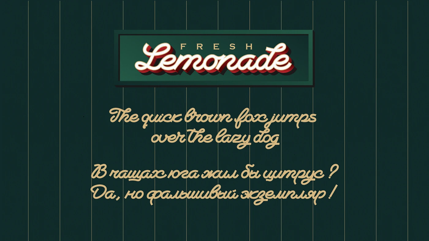 Lemonade129 Font font 2