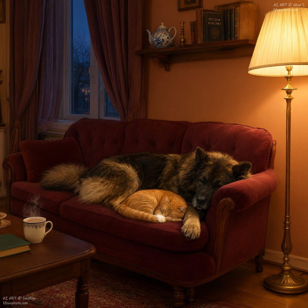 Russia is a country of cats and dogs