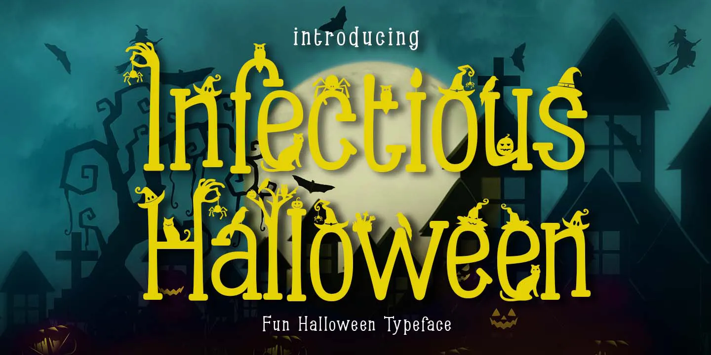 Infectious Halloween font 7
