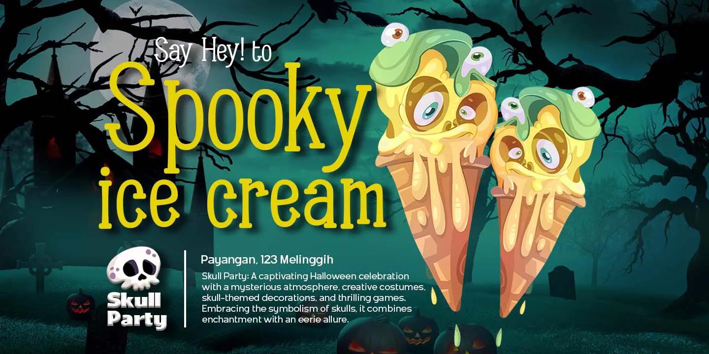 Infectious Halloween font 8